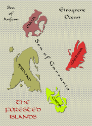 Map of the Forested Islands